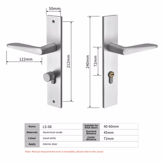 Wholesale Vintage Antique Zinc Material Door Handle Lock with Rosette