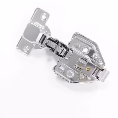 Charnière de porte dissimulée réglable en acier inoxydable, quincaillerie de meubles à fermeture douce